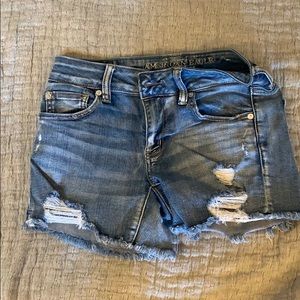 American eagle jean shorts